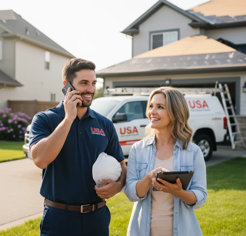 USA Roof Repair Experts customer support in Riverside